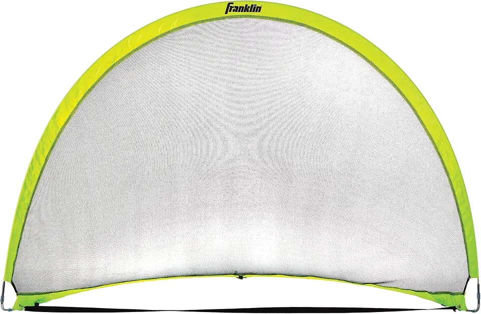 Franklin Sports Pop-Up Dome Shaped Goals - Indoor or Outdoor Soccer Goal - Goal Folds For Storage - 6' x 4' or 4' x 3' Soccer Goal