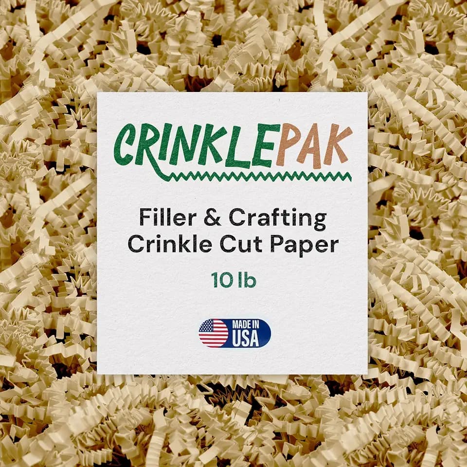 10LB Ivory Crinkle Paper Filler - USA Made