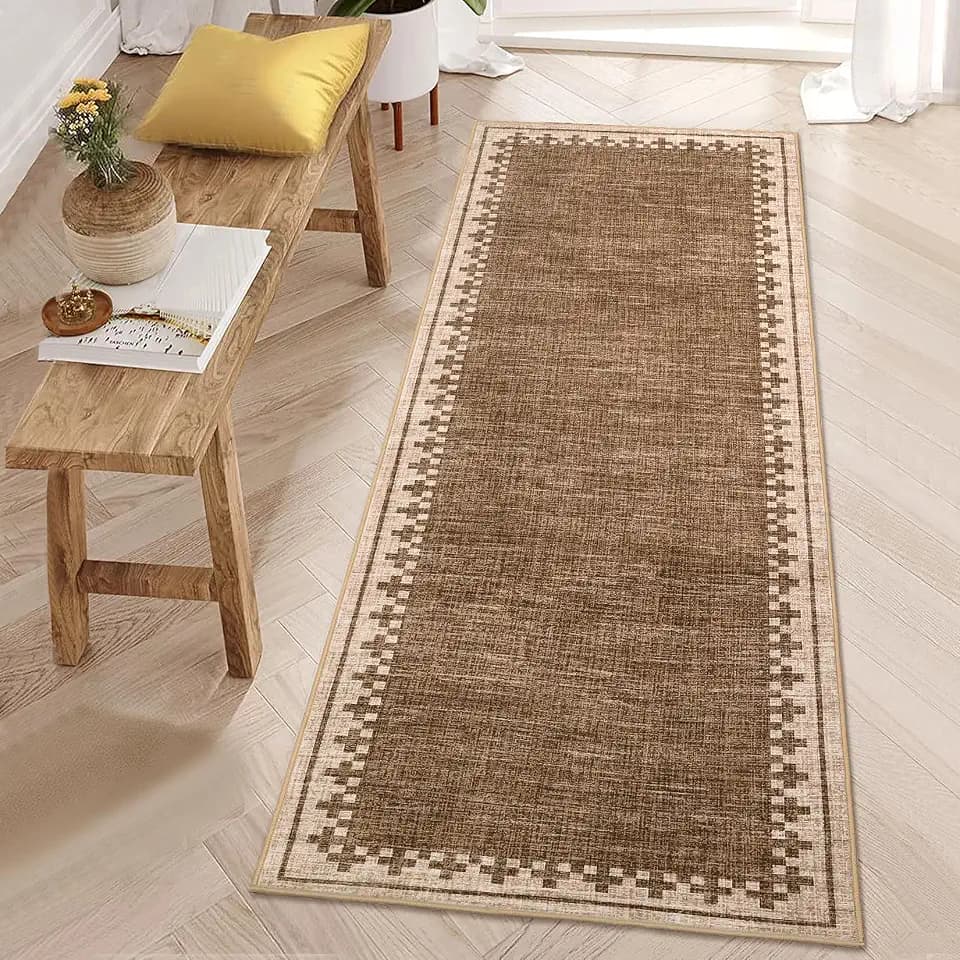 GarveeHome Washable Runner Rug 2x6 for Entryway Non Slip Low Pile Carpet