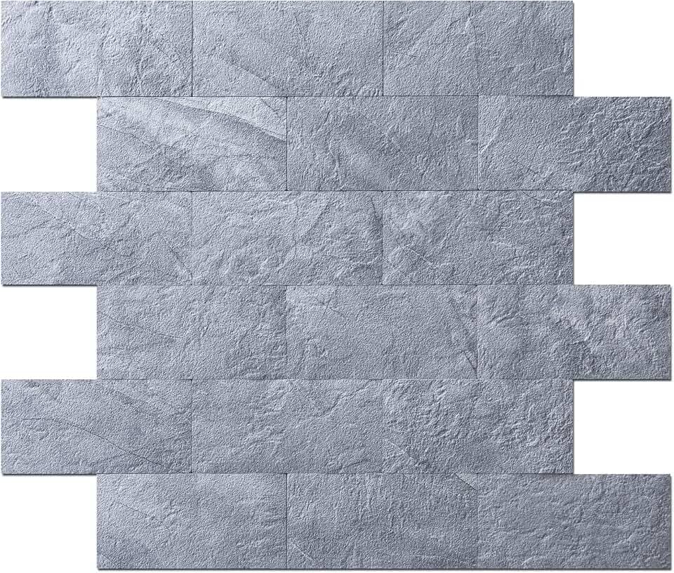 Art3d Peel and Stick Backsplash, Stick on Wall Tile, 10-Pack, Blue Grey