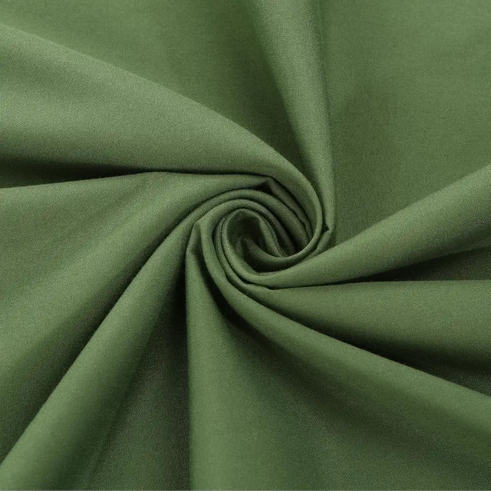 Cotton Polyester Fabric by the Yard, 60" Wide Broadcloth for Sewing