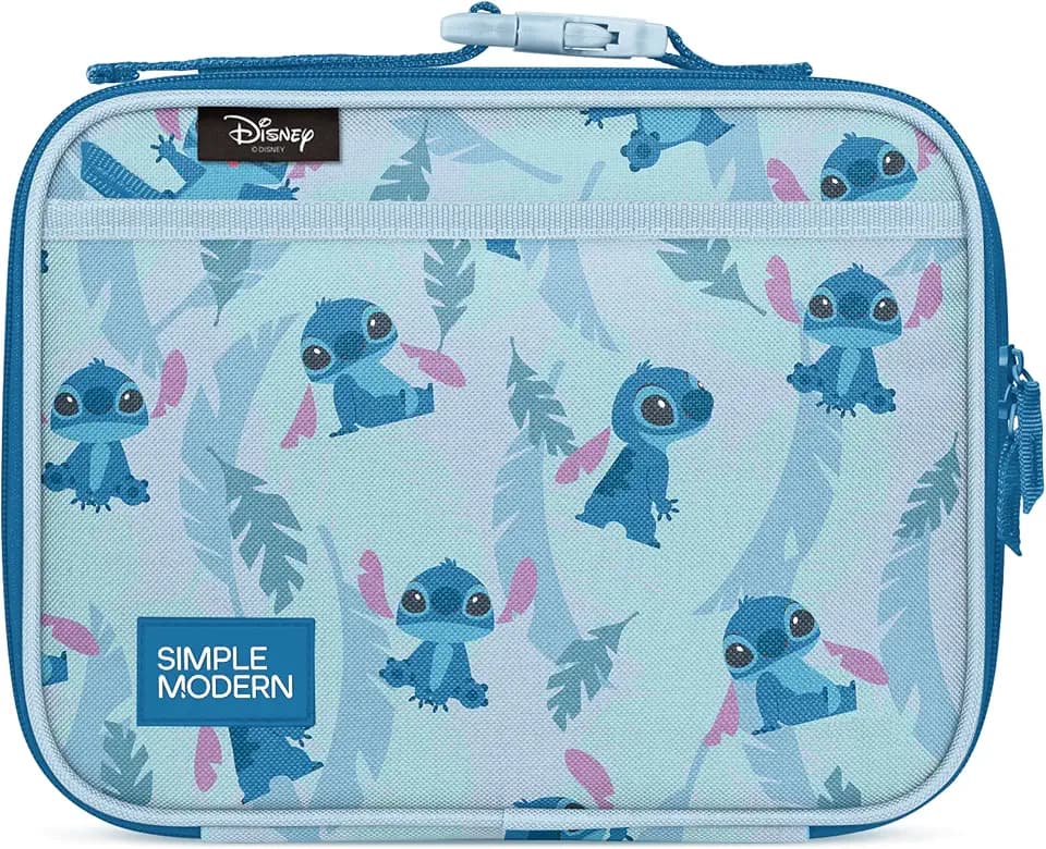 Simple Modern Disney Stitch Kids Lunch Box & Insulated Lunch Bag for School