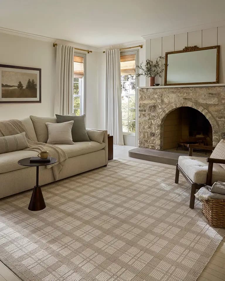 Loloi Magnolia Home Ryder Beige/Ivory 2'-6" x 7'-6" Runner Rug