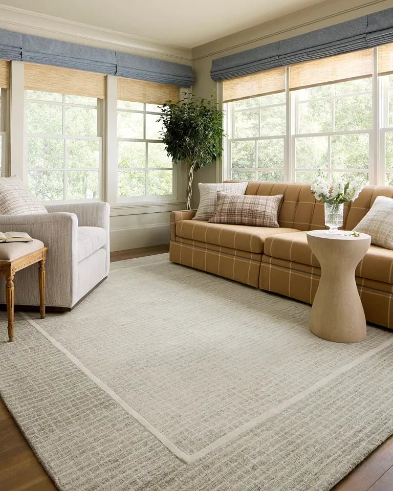 Loloi Chris Loves Julia Briggs Sage/Ivory 2'-3" x 3'-9" Accent Rug