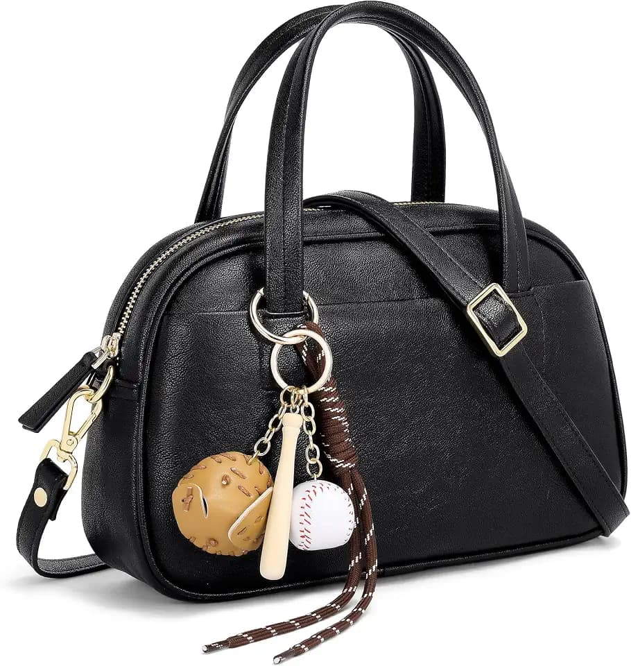 nuoku Women's Crossbody Bag - Small Purses for Women Fashion Handbags, Lightweight Crossbody Bags for Daily/Baseball