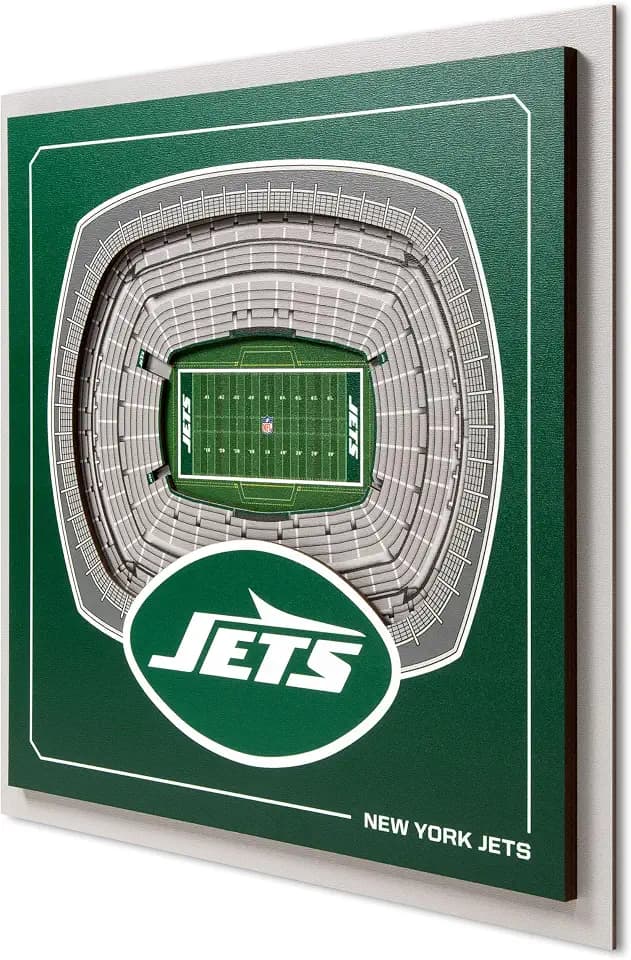 YouTheFan Officially-licensed NFL Stadium Series 3D Wall Art - multi-layer team stadium replica, detailed sports fan gift, indoor decor