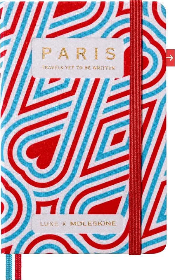 LUXE x Moleskine - Paris City Travel Guide Notebook, Pocket (3.5" x 5.5"), 112 pages