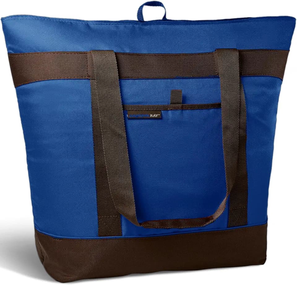 Rachael Ray Jumbo Chillout Thermal Tote, Insulated Soft Sided Cooler Bag