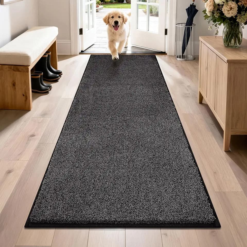 PURRUGS Hallway Runner Rug, 31.5" x 70", Charcoal