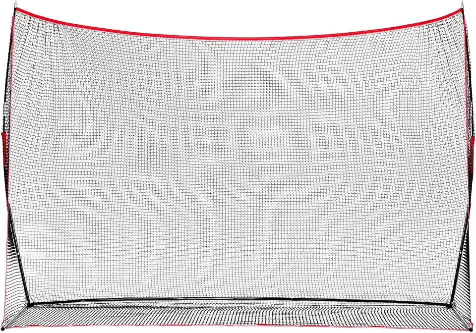 OLIXIS Golf Nets for Backyard, 10x7 ft Golf Practice Net with Frame, Outdoor & Indoor Dual-Use Sturdy for Hitting, Personal Driving Range for Home, Garage and Backyard, Black