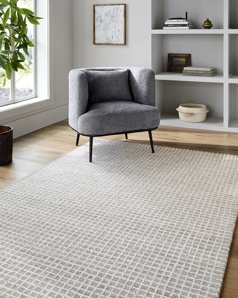 Livabliss x Vivir Andreas Modern Area Rug, 5' x 7'6", Tan, (5' x 8')