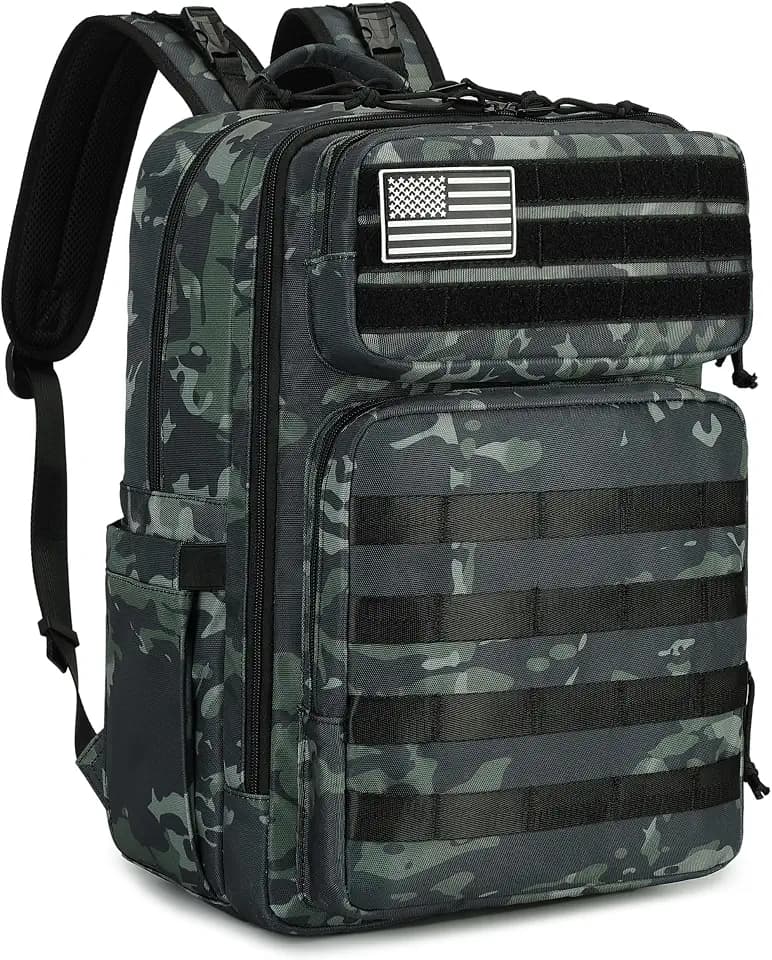 LORADI Large Dad Diaper Bag Backpack, Tactical Style, Camouflage