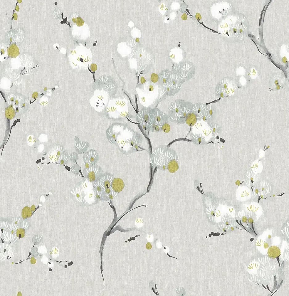 NuWallpaper Mirei Peel and Stick Wallpaper, Grey, Removable Wallpaper, Renter-Friendly, 20.5 in x 18 ft