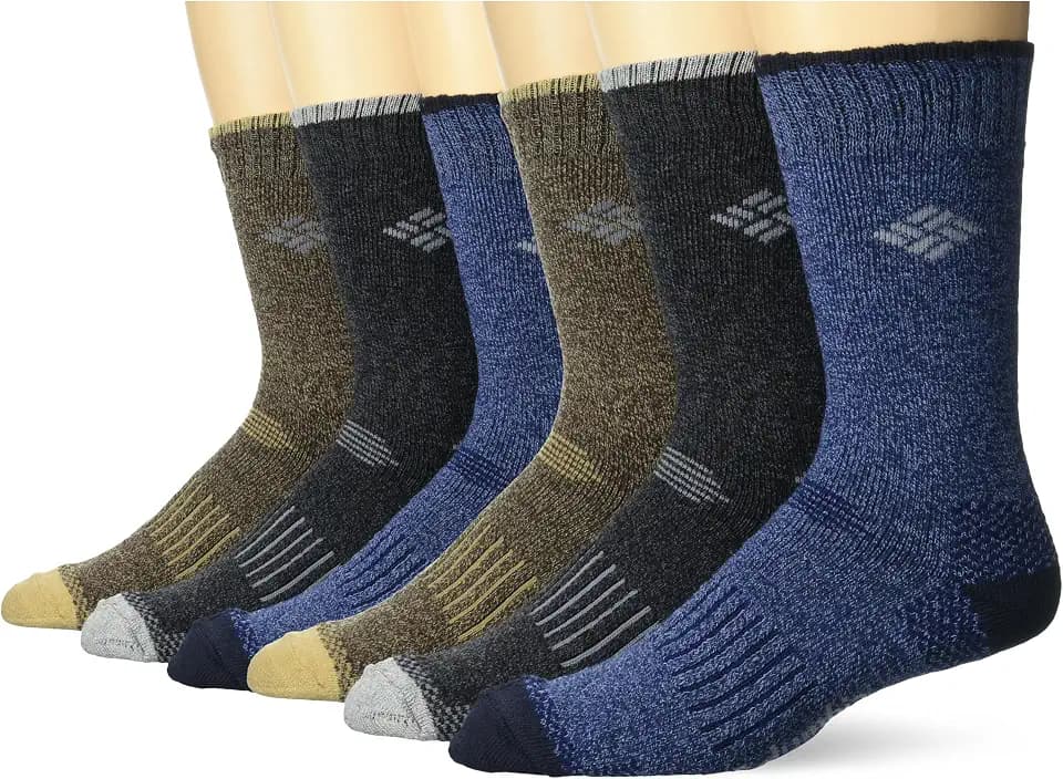 Columbia Mens Moisture Control Basic Crew 4-Pack