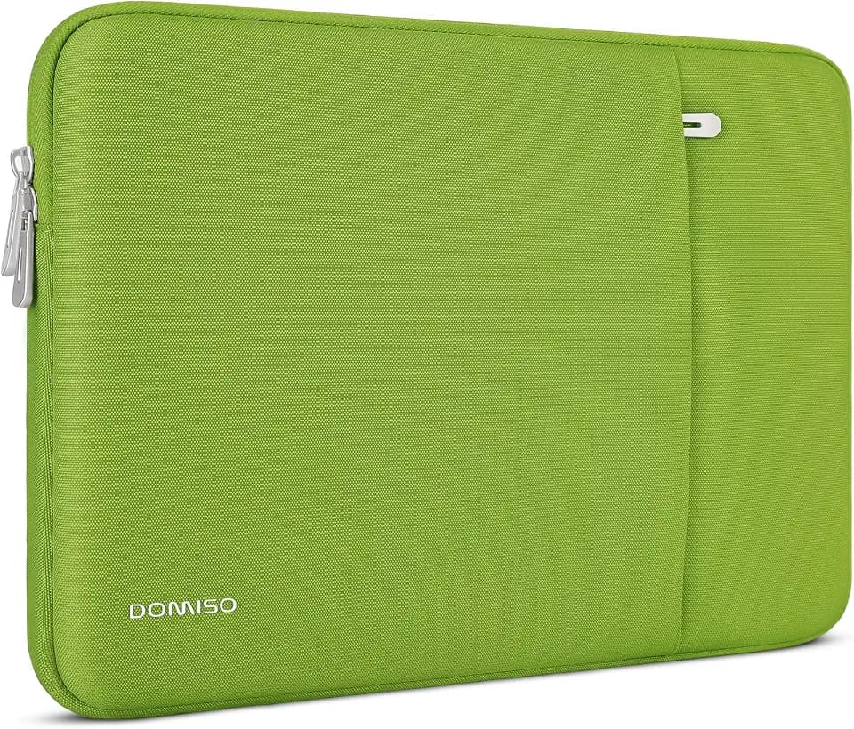 DOMISO Laptoptasche 17 Zoll Laptop Tasche Hülle Schutzhülle Wasserdicht Laptop-Taschen Laptophülle Notebooktasche Sleeve Case für HP Pavilion Envy/Dell/IdeaPad/LG Gram/MSI/ASUS/Razer,Weiches Grün