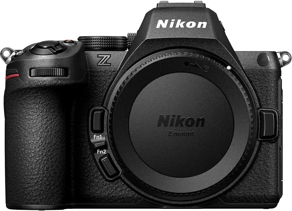 Nikon Z5II Gehäuse (Vollformat, 24.5MP, Sensor-Shift-Bildstabilisator (5 Achsen), Motiverkennung, 3D Tracking, kostenloser Cloudservice)