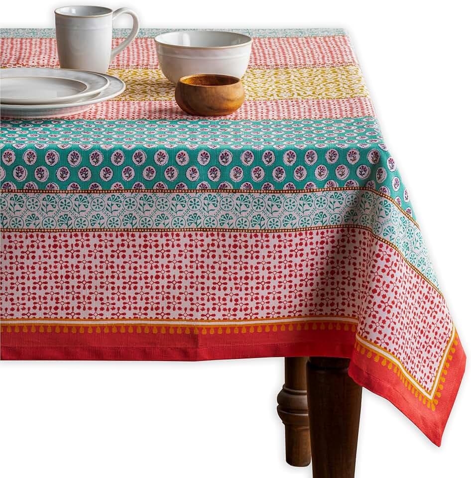 Maison d' Hermine Table Cloth Rectangle Table Reusable 100% Cotton 54"x72"