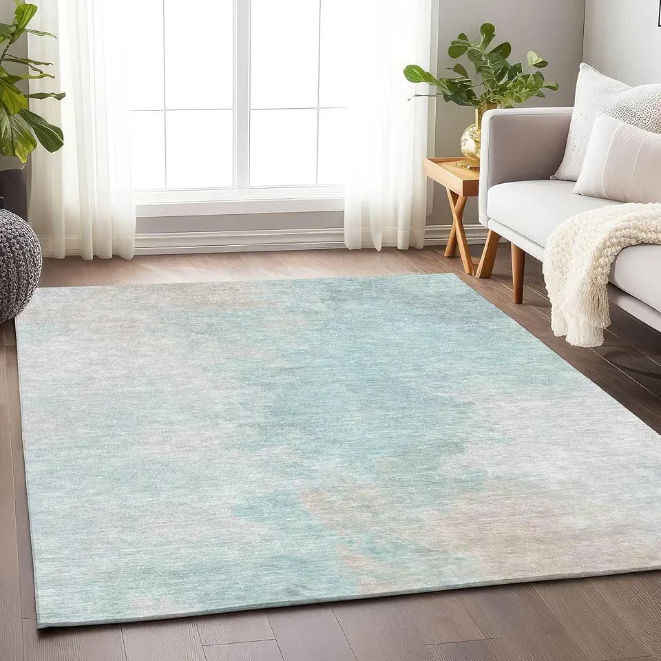 Addison Rugs Chantille ACN1675 Seafoam 2'6" x 3'10" Indoor/Outdoor, Machine Washable, Easy Clean, Non Shedding, Bedroom, Living Room, Dining Room, Kitchen, Patio Rug