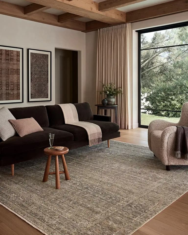 Loloi Amber Lewis Molly Navy/Blush 2'-3" x 3'-10" Accent Rug