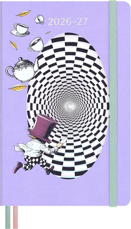 Moleskine Alice in Wonderland 2026-2027 18-Month Weekly Planner, Large