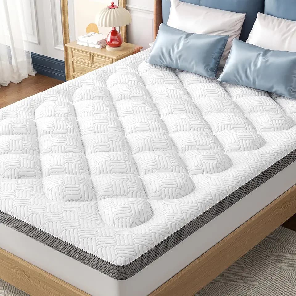 3 Inch Thick Full Mattress Topper, Viscose Derived from Bamboo