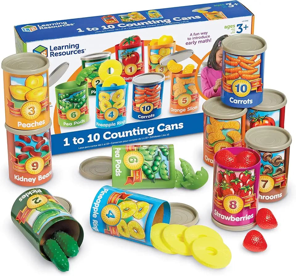 Learning Resources One to Ten Counting Cans