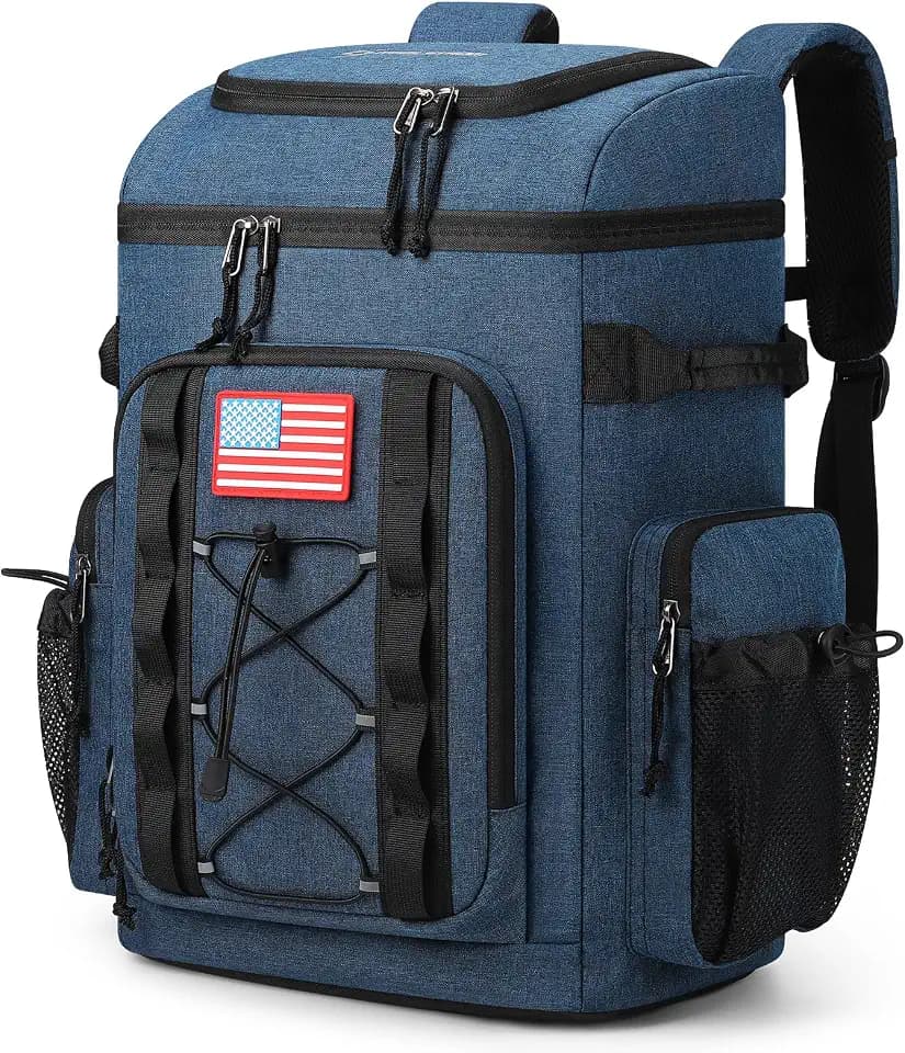 Maelstrom 35/50 Can Insulated Backpack Cooler, Leakproof Soft Lunch Ice Bag
