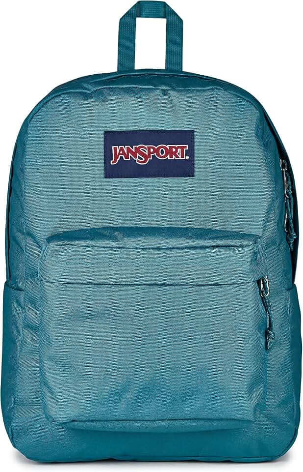 JanSport 26L Superbreak One – Durable Backpack, Emerald Pool