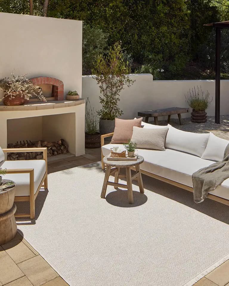 Loloi Amber Lewis Malibu Ivory/Dove 7'-8" x 10' Area Rug