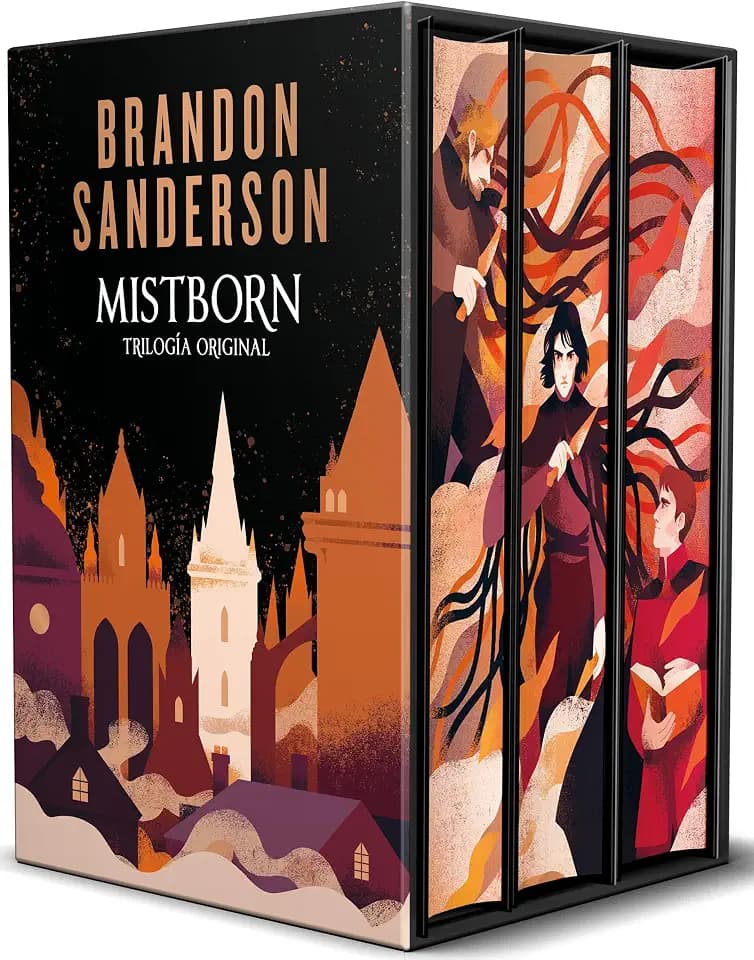 Mistborn - Trilogía original (edición limitada especial estuche): (contiene: Nacidos de la Bruma | El Pozo de la Ascensión | El Héroe de las Eras) (Campaña edición con cantos tintados)