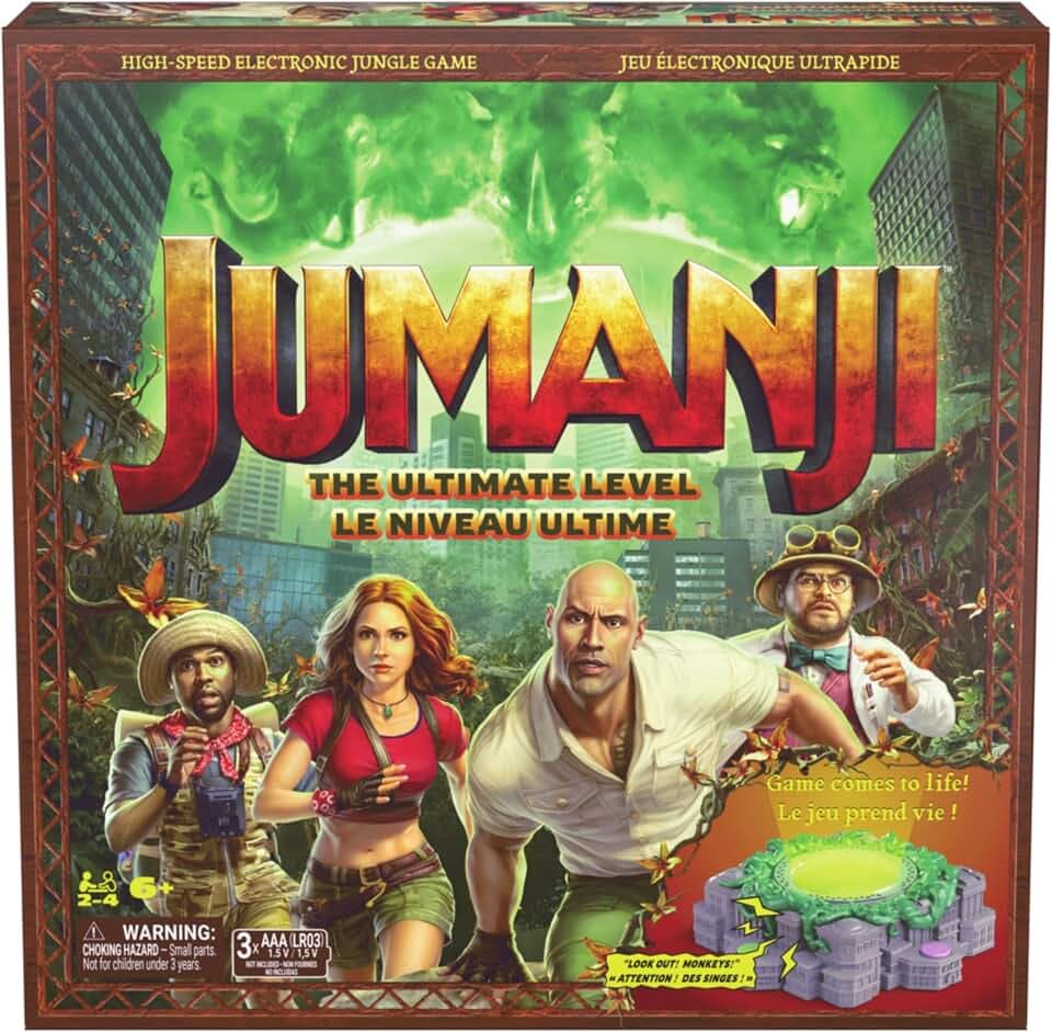 Spin Master Games Jumanji: The Ultimate Level Electronic Board Game