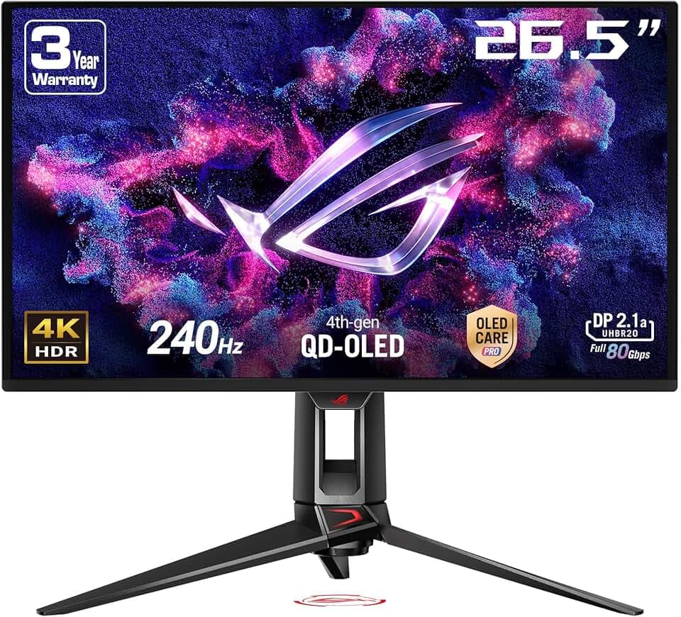 ASUS ROG Swift PG27UCDM 27 Zoll 4K 240Hz QD-OLED Gaming Monitor