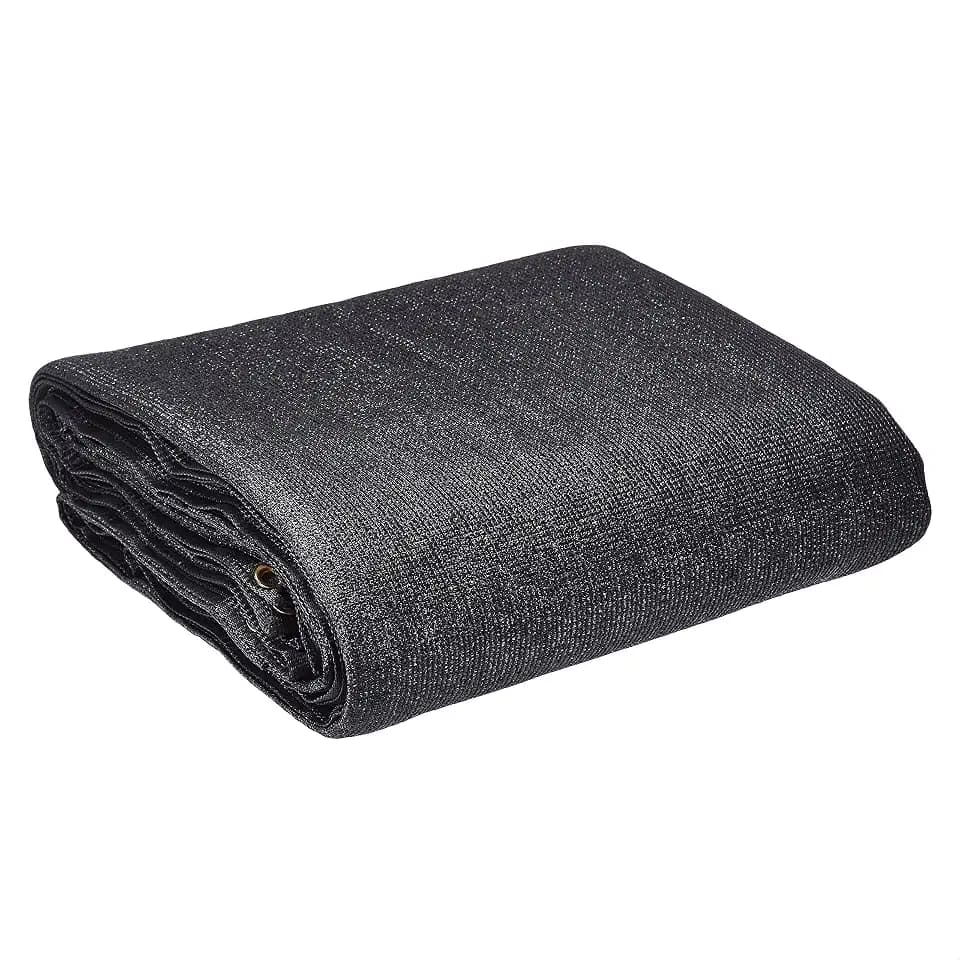 AmazonCommercial - Heavy Duty Water Resistant Knitted Mesh Tarp, 20 x 30 ft, 1-Pack, Black