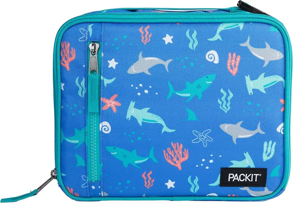 PackIt Freezable Classic Lunch Box, Sea Shark
