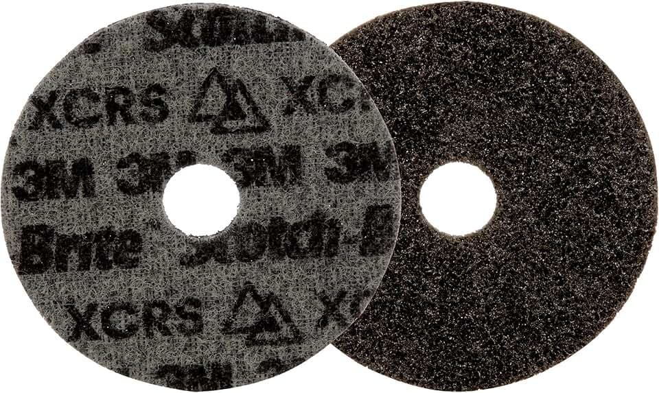 Scotch-Brite Präzisions-Vliesscheibe, PN-DH, Extra grob, 115 mm x 22,23 mm