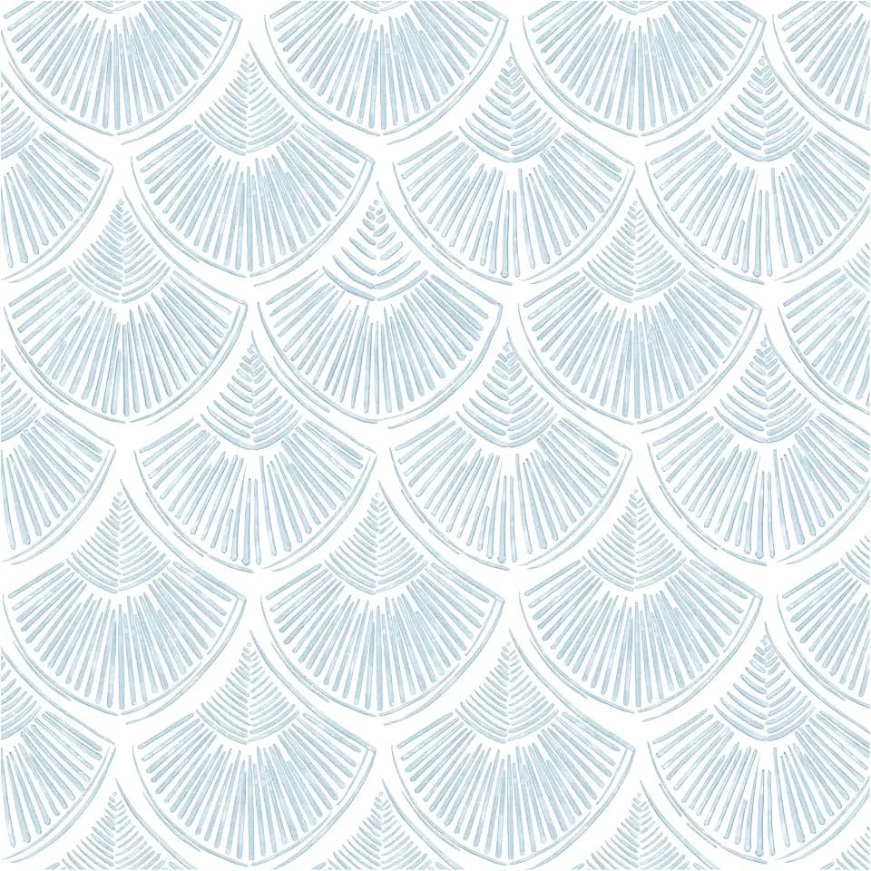 tiltil Blue Peel and Stick Wallpaper Modern Contact Paper 17.3" × 197"