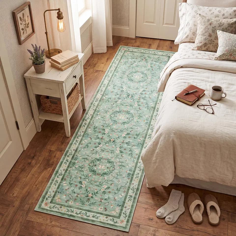 GarveeHome Hallway Runner Rug 2x10 for Bedroom Hallway Vintage Entry Rug