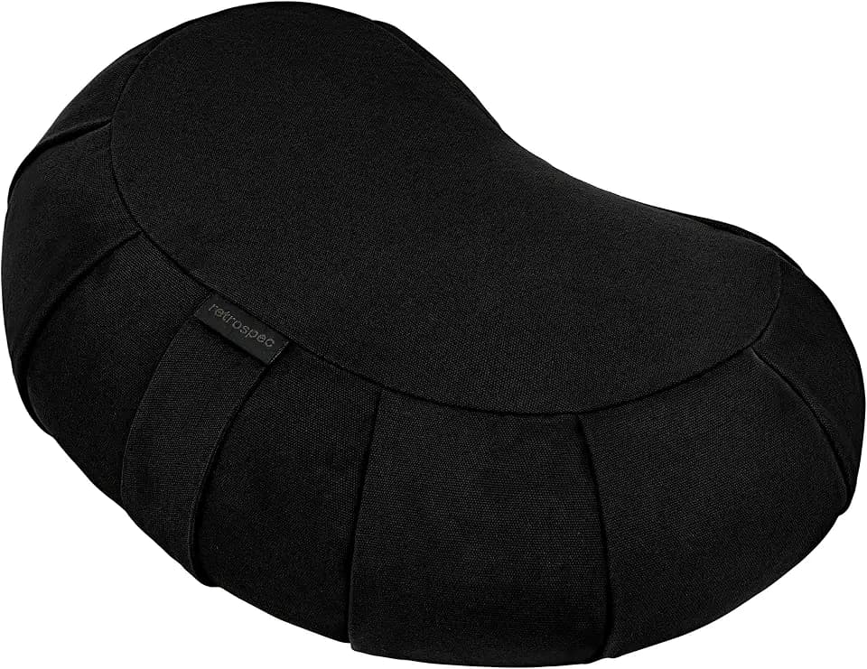Retrospec Sedona Meditation Cushion, Buckwheat Pillow, Meditation Pillow