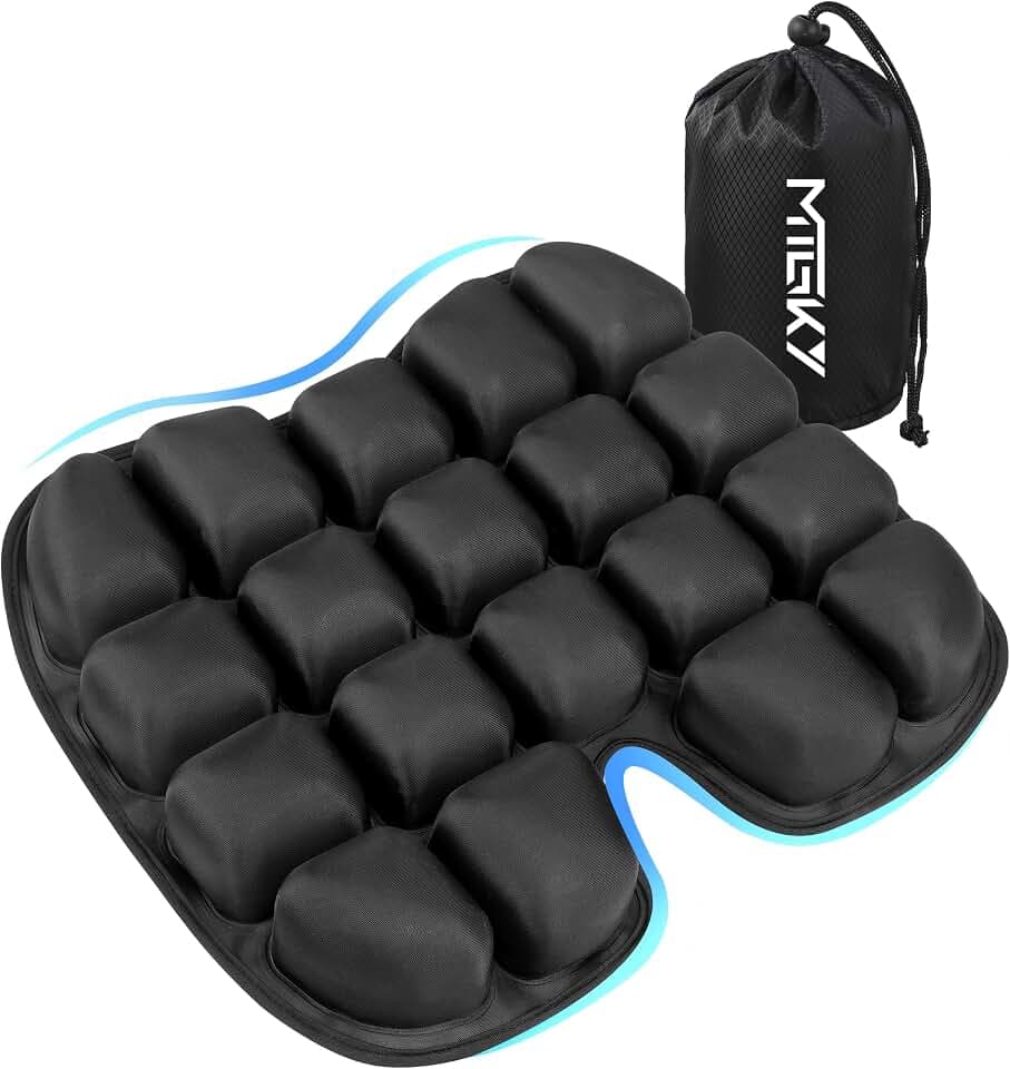Travel Cushion for Long Flights – Inflatable Airplane Seat Cushion
