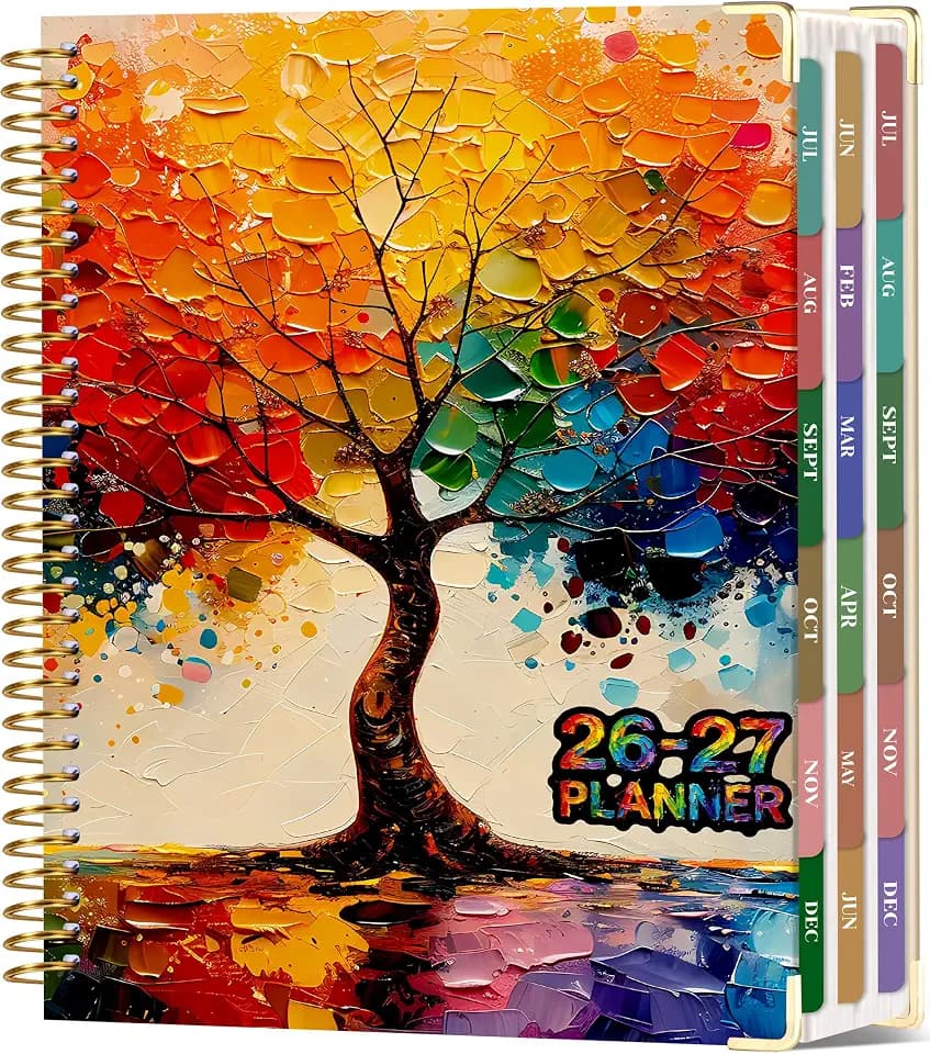 CAGIE 18 Month 2026-2027 Weekly & Monthly Planner, Jul 2026-Dec 2027