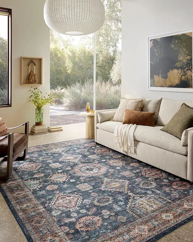 Loloi Anniston Denim/Sunset 2'-6" x 10'-0" Runner Rug