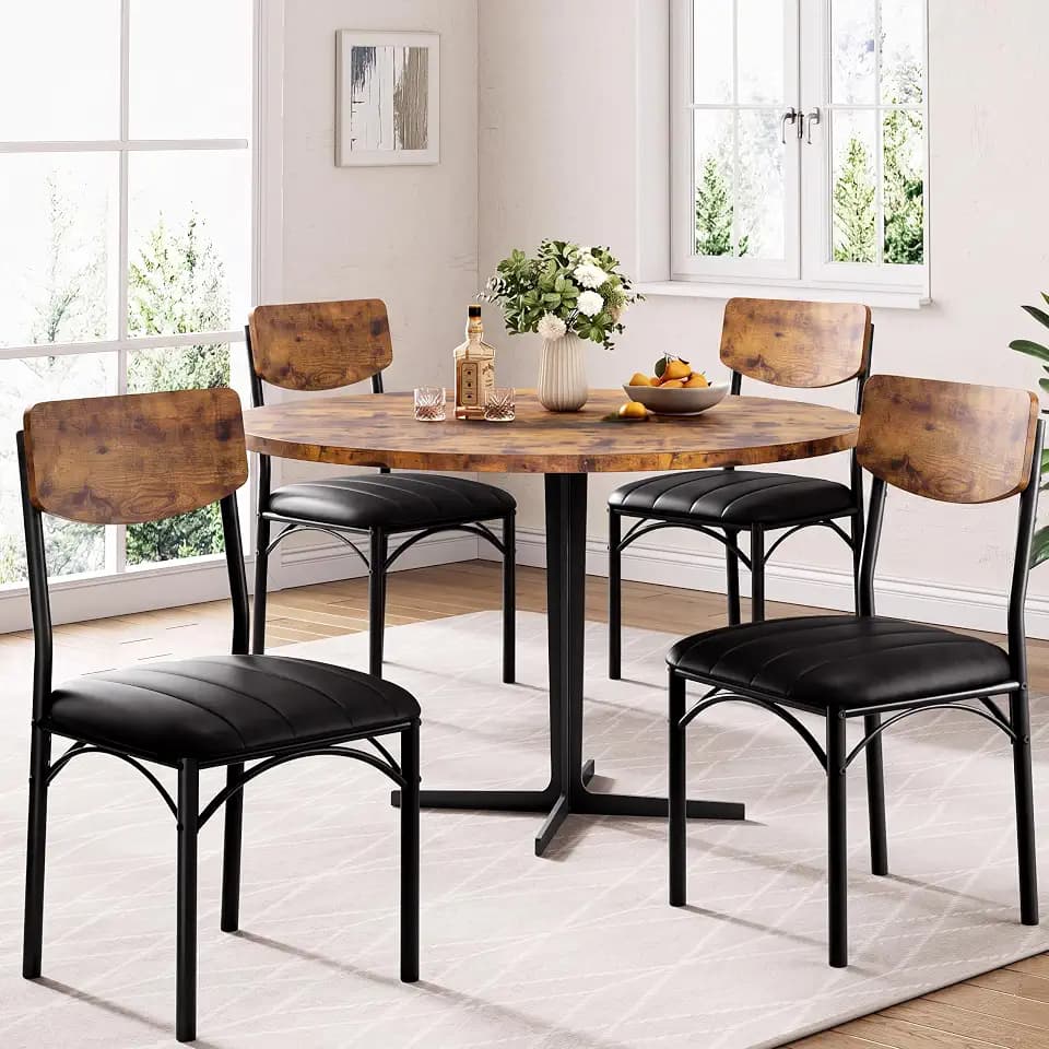 Jocoevol Dining Chairs Set of 4, Dining Room Chairs, Kitchen Chairs