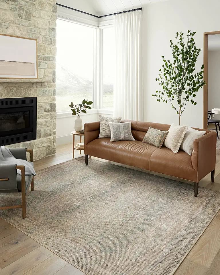 Loloi Angela Rose Aubrey Jade/Natural 8'-3" x 11'-3" Area Rug