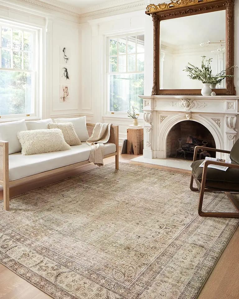 Loloi Margot Antique/Sage 2'-6" x 9'-6" Runner Rug