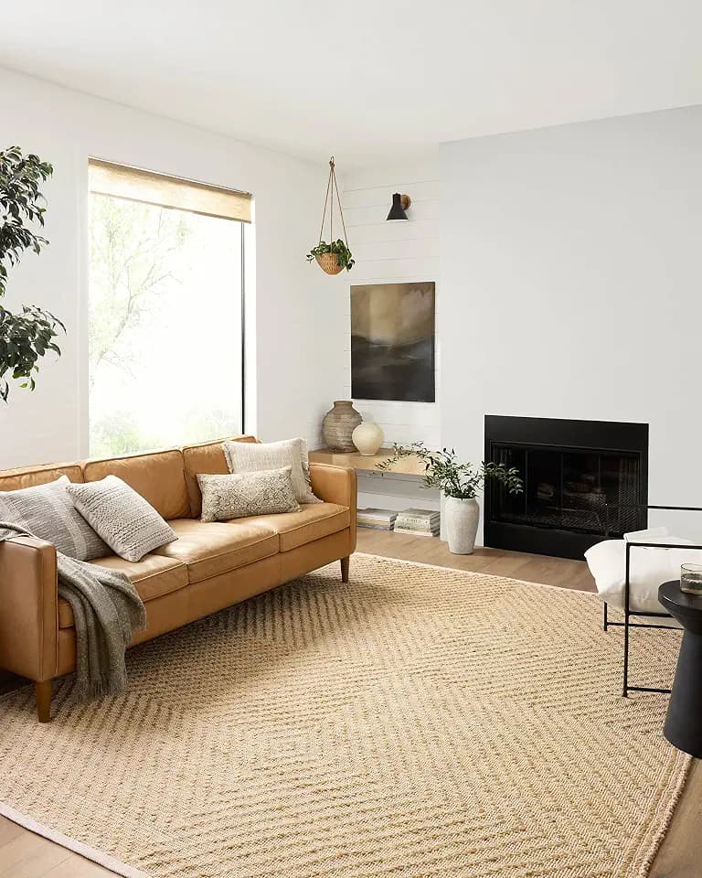 Loloi Angela Rose Colton Natural/Ivory 5'-0" x 7'-0" Area Rug