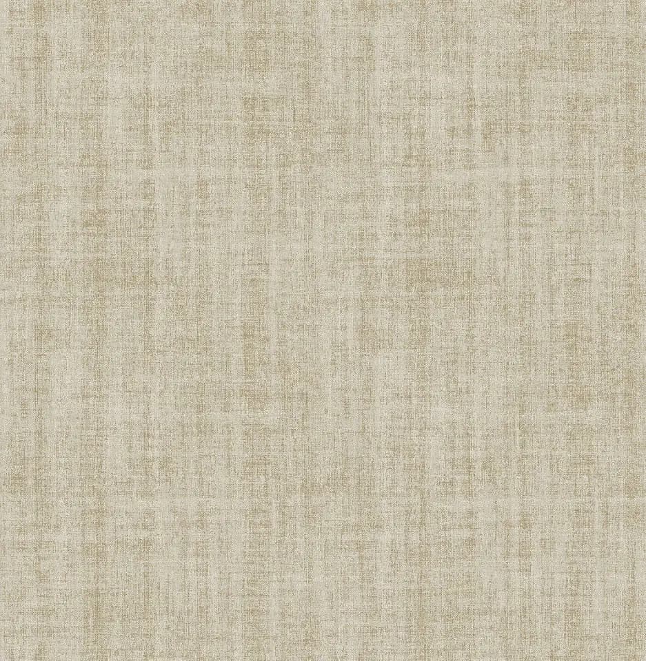 NuWallpaper Ramie Metallic Gold Linen Peel and Stick Wallpaper