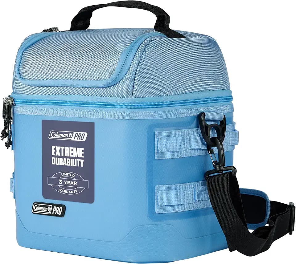 Coleman Pro 16-Can Soft Cooler Lunchbox, Insulated Lid & Body, 16-Count