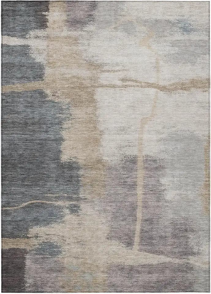 Addison Rugs Chantille ACN831 Gray 10' x 14' Indoor/Outdoor, Machine Washable, Easy Clean, Non Shedding, Bedroom, Living Room, Dining Room, Kitchen, Patio Rug