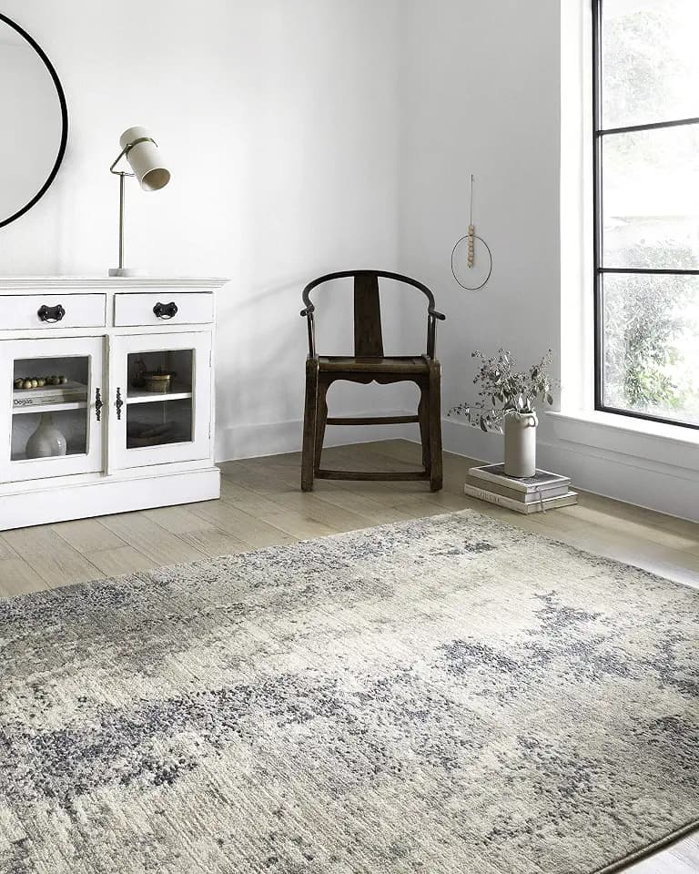 Loloi Teagan Natural/Denim 11'-6" x 15' Area Rug