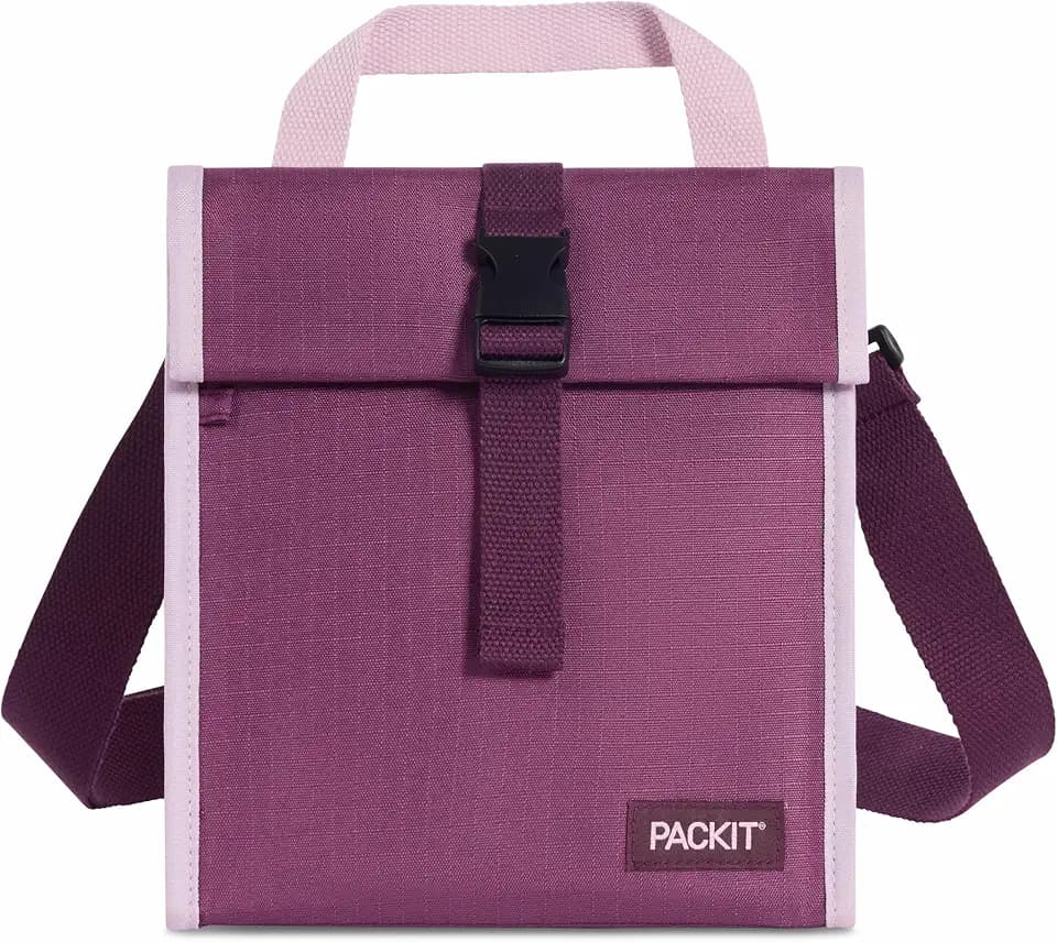PackIt Freezable Houston Lunch Box 6.1L Capacity, Plum